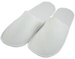 Prima Papuci Frotir de Unica Folosinta Prima cu Talpa Eva, Inchisi la Degete, Albi, 10 Perechi (VTR-0387-INC-10)
