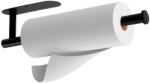 Vilde papírtörlőtartó, rozsdamentes acél, könnyen felszerelhető, minden konyhában nélkülözhetetlen, 33, 5 x 7, 7 x 4, 5 cm, fekete (229137)