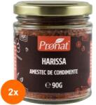 Pronat Glass Pack Set 2 x Harissa, Amestec de Condimente, 90 g