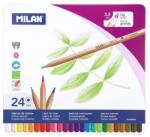 MILAN Színes ceruzakészlet, MILAN, 24 szín, Fa, Többszínű (ND17_SZ-12457)