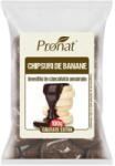 Pronat Foil Pack Chipsuri de Banane Invelite in Ciocolata Amaruie, 100 g