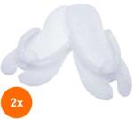 Vetro Design Set 2 x Papuci din Polistiren Expandat, Unica Folosinta, Albi, Interdeget, 25 Perechi (TEV-2xVTR-0967-25)