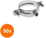 Index Set 50 x Colier M6 fara Surub pentru Tevi de Cupru-r 35 (COR-50xI.ABM6035S)