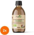 Pronat Glass Pack Set 2 x Ulei de Cocos MCT Bio, Pronat, 250 ml