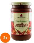 ZWERGENWIESE Set 2 x Sos BIO de Rosii, Arrabbiata, 340 g, Zwergenwiese
