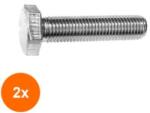 Rocast Set 2 x Surub M30 x 150 Filetat Cap Hexagonal Otel gr. 10.9 (COR-2x0933930150S)