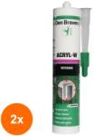 Den Braven Set 2 x Etansant Acrilic Acryl-W Den Braven, Alb, 280 ml (LIZ-2xZLN-D12002204)