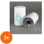 Donaldson Set 2 x Filtru Ulei P550596, Lungime 205 mm, Diam. Ext. 118 mm, Filet 1 1/2-12 un, Finetea 25 , Donaldson (RAJ-2xP550596)