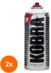 Kobra Set 2 x Vopsea Spray Acrilic Kobra HP - Light Brown - 400 ml (CUL-2xKBHP530)