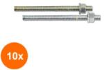 Rocast Set 10 x Prezoane Fixari Chimice Cap Plat Zn-m20x260170 (COR-10xAA.TO726S)