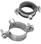 Rocast Colier Ranforsat-banda 20x2.0mm Protectie Cauciuc Piulita M10-2"-75mm (CC9.075S)