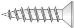 Index Surub Pvc 20 Otel Zincat Alb-4.3 X 25 (X08124325S)
