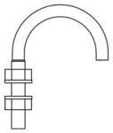 Rocast Colier U Zincat tip B pentru Tevi Similar 3570 M10d 30-34 H 76 31 B 40 (CUB.103476S)