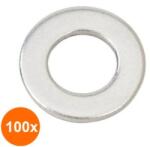 Rocast Set 100 x Saiba Plata Forma A DIN 125 Otel Zincat-23 0125A2 3S (COR-100x0125A23S)