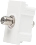 Himel Priza TV de capat tip F 1M Flexo Himel alb (HWDFTV)