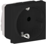 Himel Priza schuko 2M 16A Flexo Himel negru mat (HWDFSSB)
