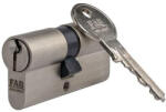 FAB Cilinderbetét, FAB Home 2.00**/DNs, 30/40 mm (összesen 70 mm), szatén nikkel, 3 db kulccsal, 6 pontos reteszelés, sárgaréz, FP2 technológia (TC252323)