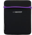 Esperanza ET172V, 9.7", Neoprén, Fekete-lila, Tablet tok (ET172V)