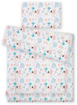 BabyLion Prémium 2 részes ágyneműszett (100x135) - Világoskék maci és barátai