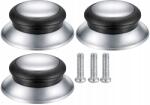 Verk Group Edényfedő Gomb Szett, 3db, rozsdamentes acél, műanyag (01723)