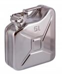 GELG 5L-es rozsdamentes kanna, UN tanúsítvánnyal, benzinhez, gázolajhoz (Kanister nierdzewny 5L)