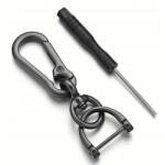  Karabiner kulcstartó, grafit színű (1016)