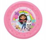 Procos Műanyag Tányér, gyerekeknek, Gabi macskaház, 22cm, BPA-mentes (240319052)