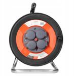 Virone Fröccsenő víz ellen védett dobtekercs IP44 4x2P+Z 16A 230V, H05VV-F 3x1, 5mm2, 50m (CR-5)