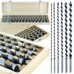 Black Tools fa fúrószárak, 6-18mm, 6db-os készlet, önbehúzó spiccel, fa tokban (33400)