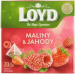 LOYD Málna, Eper ízű Gyümölcstea, 20x2g (5900396016164)