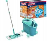 Leifheit Forgatható felmosó kerekekkel Rotációs lapos préselt Leifheit Clean Twist M (4006501521217)