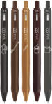 Zebra Zseléstoll készlet 0, 5 mm Zebra Sarasa Study with Coffee, 5 különböző szín (81456) - officefirst
