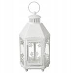 IKEA Kringsynt Lampion, fehér, 21cm, teamécsestartó (705.097.02)