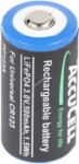 AccuCell Helyettesítő akku CR123A 3V 500mAh LiFePo4