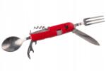 Mikado Multitool AMN854, 5 az 1-ben szett, kés, kanál, villa (AMN-854)