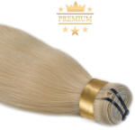 HairExtensionShop Prémium Tresszelt Póthaj Hajhosszabbításhoz Világosszőke 50cm (Szín #24) (VW5024)