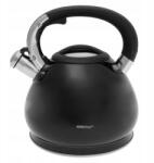 Kinghoff Vízforraló, fekete, 3, 4L, indukciós, síppal (1221)