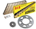 D. I. D Set lanț DID 530VX3, culoare auriu, Ducati Multistrada 1200 (S), an model 2010-2017
