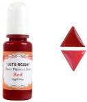  Let's Resin folyékony pigment paszta - piros, 10 g