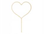 Party Deco Topper fa szív, 23cm