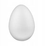 Loveart Hungarocell tojás, 8cm, decoupage díszítéshez, fehér (LA-JS-8CM)
