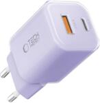 Tech-Protect Incarcator retea TECH-PROTECT NCM33, USB/USB-C, Quick Charge 3.0, Power Delivery 33W, Mov (5906302330607)
