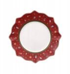 Villeroy & Boch Toy's Delight Christmas ebédlőtányér, piros, 29cm átmérő (1485852620)