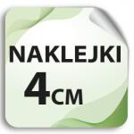 Sticky matricák, címkék saját logóval, vízálló, 4cm, 100 db