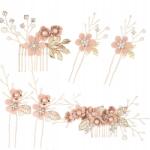  6 db Gyöngyös Kristály Esküvői Hajfésű Menyasszonyi Kiegészítő (ida Mall4452)