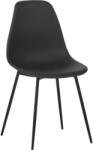 pakoworld Scaun modern Ballen, negru, 41x53x84 cm (029-000347)