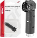  AMIO Antenna adapter csökkentő DIN ISO dugó ferde 03967 (03967)