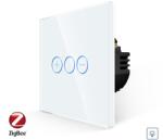 Luxion Intrerupator Simplu cu Variator cu Touch din Sticla LUXION, protocol Zigbee, Alb, LX-ZT-D101G-W (LX-ZT-D101G-W)