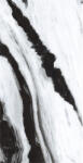 Asian Granito Gresie rectificata tip marmura, Panda White Special High Glossy, 60x120cm, alb, negru, finisaj lucios (4000000577539)