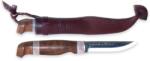 Marttiini Cutit Marttiini Lumberjack Reindeer Horn, Cu Teaca Piele, Lama 100 Mm (r.m.127013)
